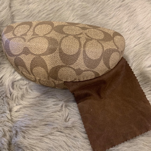 Coach Sunglasses Case with Cleaning Cloth - Picture 3 of 5